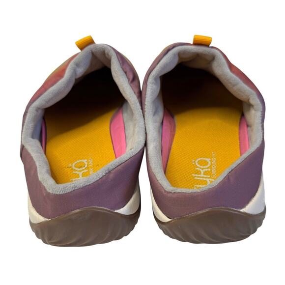 RYKA Women's Echo Puff Mule In Rainbow Pink Multicolored Ombré Slip On Shoes 9W - Picture 6 of 12